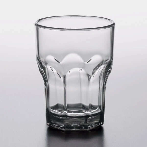 Carlisle 580618 Louis 6 Oz. Smoke SAN Plastic Tumbler - 24/Case - Image 2