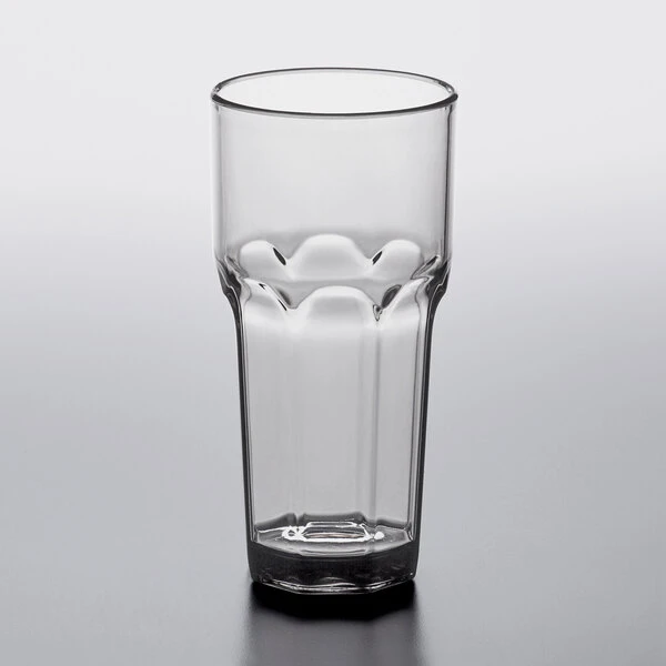 Carlisle 581418 Louis 14 Oz. Smoke SAN Plastic Tumbler - 24/Case - Image 2