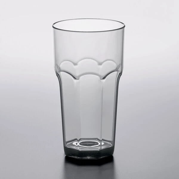 Carlisle 582218 Louis 22 Oz. Smoke SAN Plastic Tumbler - 24/Case - Image 2