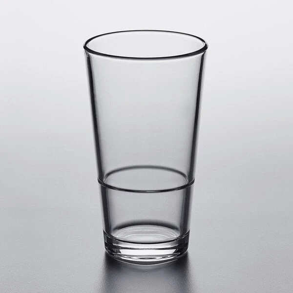 Acopa Select 14 Oz. Stackable Beverage / Mixing Glass - 12/Case - Image 2