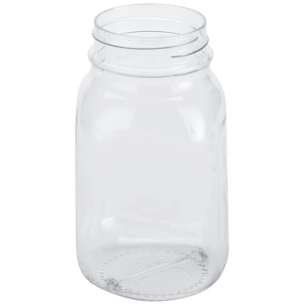 American Metalcraft PMJ26 26 Oz. Plastic Drinking Jar / Mason Jar