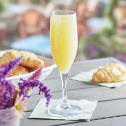 Choice 5.5 Oz. SAN Plastic Champagne Flute - 24/Case