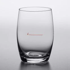 Stolzle 3480043T Declared 5.75 Oz. Stemless White Wine Glass With Pour Line - 24/Case