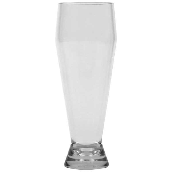 GET Enterprises GET SW-2005-CL Via 16 Oz. Customizable Tritan Plastic Pilsner Glass - 24/Case