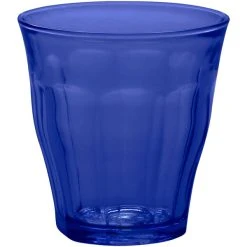 Duralex 1027FB06 Picardie Saphir 8.75 Oz. Stackable Blue Glass Tumbler - 72/Case