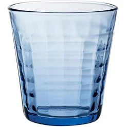 Duralex 1032BC04 Prisme Marine 7.75 Oz. Stackable Glass Tumbler - 48/Case