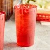 Choice 12 Oz. Red SAN Plastic Pebbled Tumbler - 12/Pack