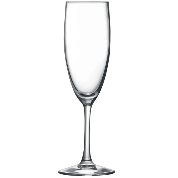 Arcoroc Q2504 ArcoPrime 5.75 Oz. Customizable Flute Glass By Arc Cardinal - 12/Case