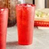Choice 24 Oz. Red SAN Plastic Pebbled Tumbler - 12/Pack