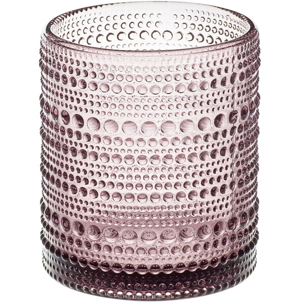 Fortessa Tableware Solutions Fortessa Jupiter 10 Oz. Purple Rocks / Double Old Fashioned Glass - 24/Case - Image 2