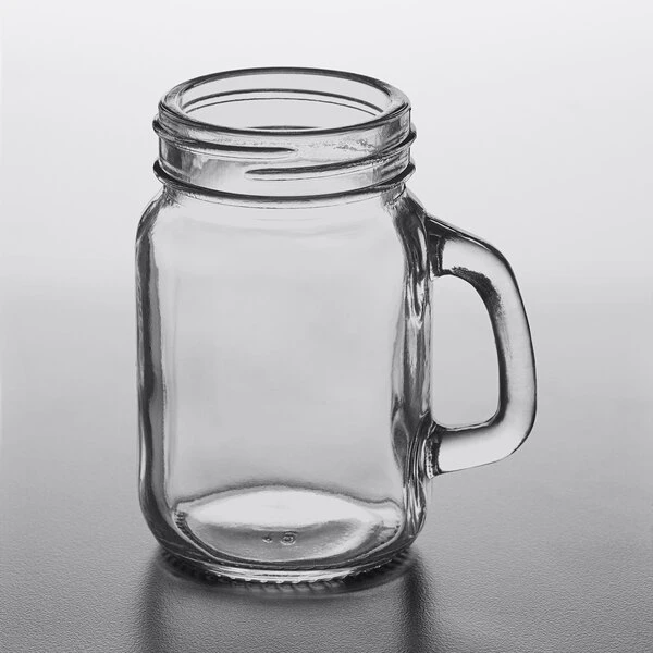 Arcoroc 4.75 Oz. Customizable Mini Mason Jar With Handle By Arc Cardinal - 12/Case - Image 2