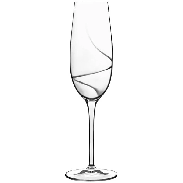 Luigi Bormioli Aero 8 Oz. Flute Glass - 24/Case