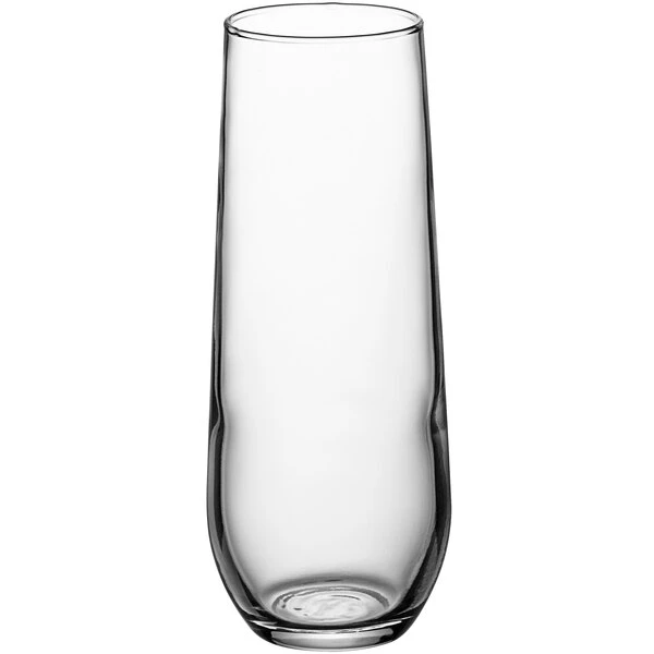 Libbey 228 8.5 Oz. Stemless Flute Glass - 12/Case - Image 2
