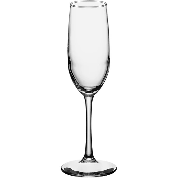 Libbey 7500 Vina 8 Oz. Customizable Flute Glass - 12/Case - Image 2