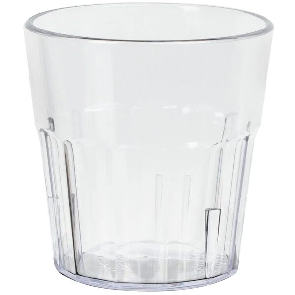 Cambro NT9152 Newport 9.3 Oz. Clear Customizable SAN Plastic Tumbler - 36/Case - Image 2