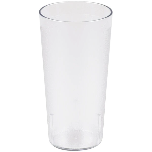 Cambro 2000P2152 Colorware 22 Oz. Clear Customizable SAN Plastic Tumbler - 24/Case - Image 2