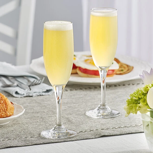 Libbey 3795 Embassy 6 Oz. Flute Glass - 12/Case