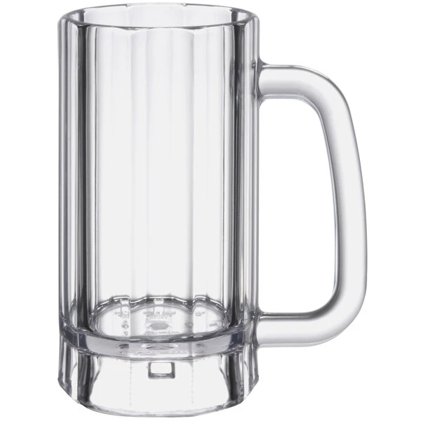 GET Enterprises GET 00086-1-SAN-CL 16 Oz. Customizable SAN Plastic Beer Mug - 24/Case - Image 2