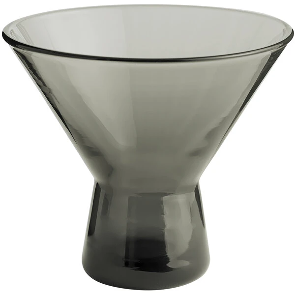 Acopa Pangea 6 Oz. Gray Martini Glass - 12/Case - Image 2