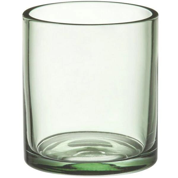Acopa Pangea 10 Oz. Green Rocks / Old Fashioned Glass - 12/Case - Image 2
