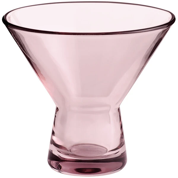Acopa Pangea 6 Oz. Mauve Martini Glass - 12/Case - Image 2