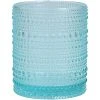Fortessa Tableware Solutions Fortessa Jupiter 10 Oz. Pool Blue Rocks / Double Old Fashioned Glass - 24/Case