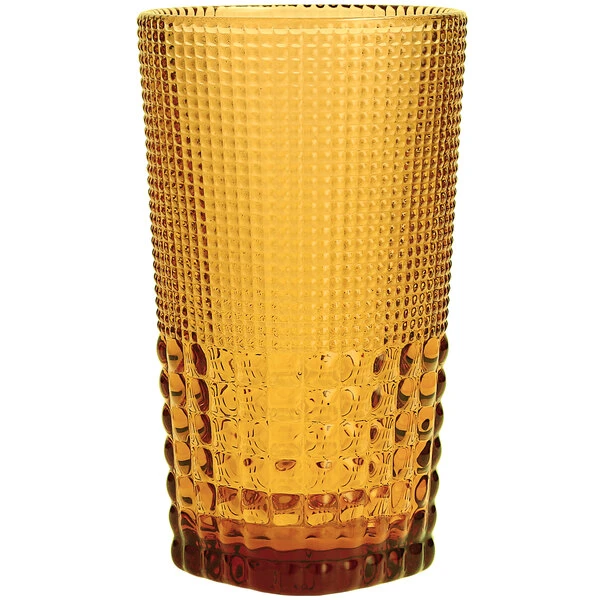 Fortessa Tableware Solutions Fortessa Malcolm 15 Oz. Amber Beverage Glass - 24/Case