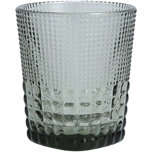 Fortessa Tableware Solutions Fortessa Malcolm 11.5 Oz. Gray Rocks / Double Old Fashioned Glass - 24/Case