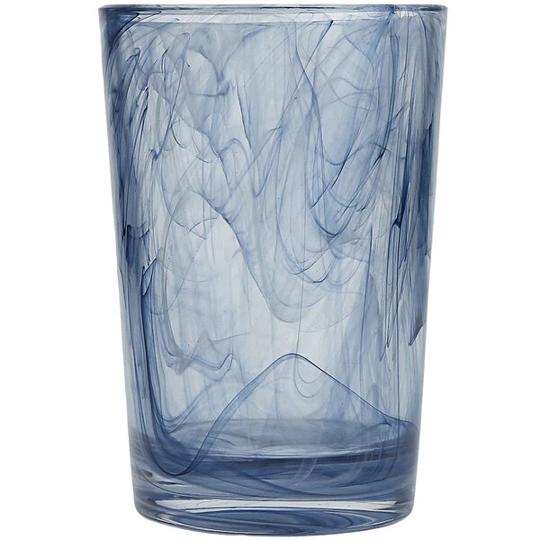 Fortessa Tableware Solutions Fortessa Swirl 14 Oz. Ink Blue Beverage Glass - 6/Case