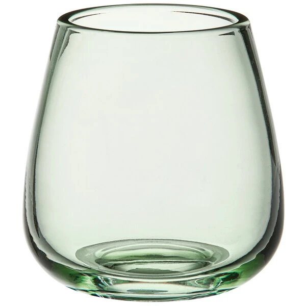 Acopa Pangea 13 Oz. Green Stemless Wine Glass - 12/Case - Image 2