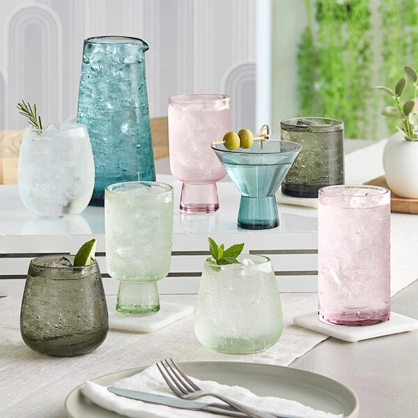 Acopa Pangea 12 Oz. Gray Goblet - 12/Case - Image 4