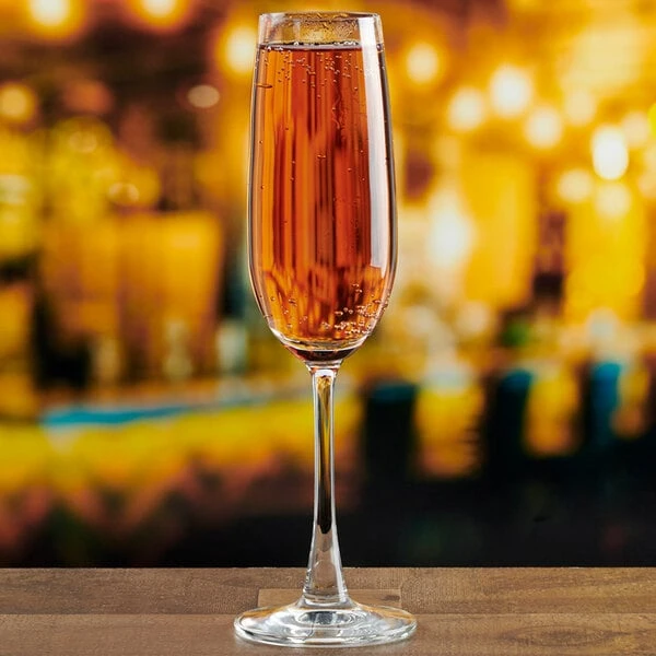 Anchor Hocking Matera 7 Oz. Flute Glass - 24/Case - Image 2