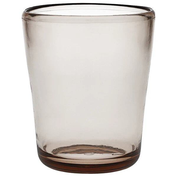 Fortessa Tableware Solutions Fortessa Veranda 14 Oz. Brown Tritan Plastic Rocks / Double Old Fashioned Glass - 12/Case