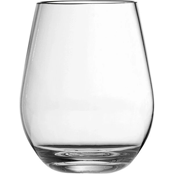 Fortessa Tableware Solutions Fortessa Outside 19 Oz. Tritan Plastic Stemless Red Wine Glass - 24/Case