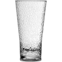 Fortessa Tableware Solutions Fortessa Outside 20 Oz. Hammered Tritan Plastic Beverage Glass - 24/Case