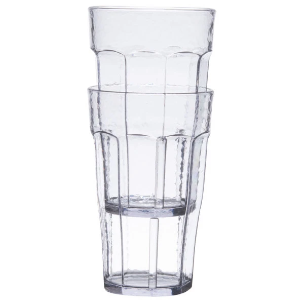 Cambro LT12152 Laguna 12 Oz. Clear Customizable SAN Plastic Tumbler - 36/Case - Image 3