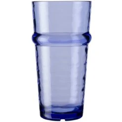 Libbey Infinium Wake 12 Oz. Tidal Blue Tritan Plastic Stackable Beverage Glass - 12/Case