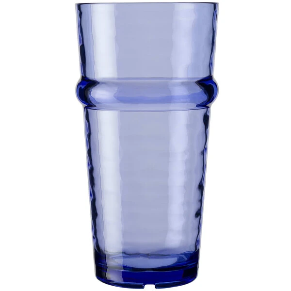 Libbey Infinium Wake 12 Oz. Tidal Blue Tritan Plastic Stackable Beverage Glass - 12/Case