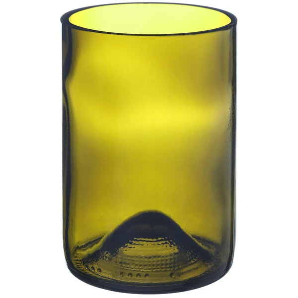 Fortessa Tableware Solutions Fortessa Vintage 12 Oz. Olive Green Wine Bottle Tumbler - 6/Pack - Image 2