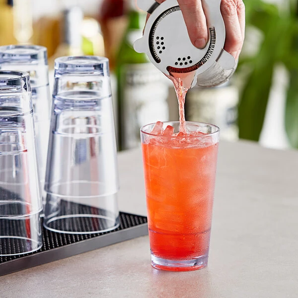 Choice 14 Oz. SAN Plastic Stackable Highball Glass - Image 4