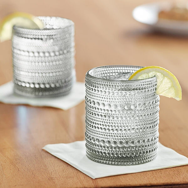 Fortessa Tableware Solutions Fortessa Jupiter 10 Oz. Smoke Gray Rocks / Double Old Fashioned Glass - 24/Case