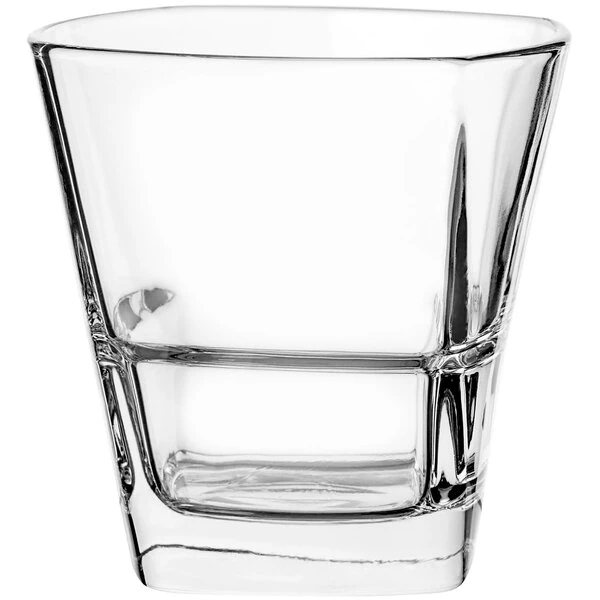 Libbey Structure 12 Oz. Stackable Rocks / Double Old Fashioned Glass - 12/Case