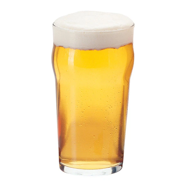 Libbey 14801HT No-Nik 20 Oz. Customizable English Pub / Nonic Glass - 36/Case - Image 3