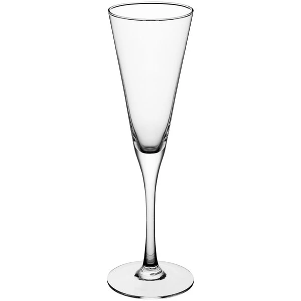 Acopa Select 6 Oz. Trumpet Flute Glass - 12/Pack - Image 2