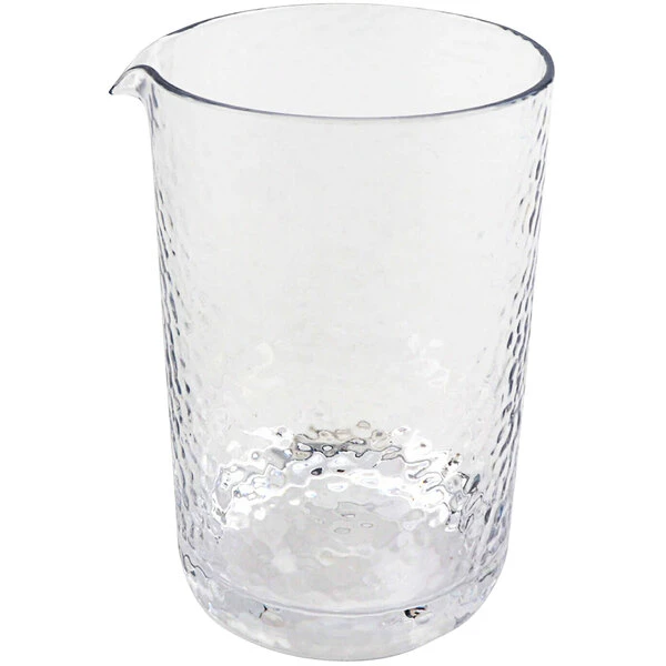 GET Enterprises GET Hammered 20 Oz. SAN Plastic Mixing Glass - 24/Case