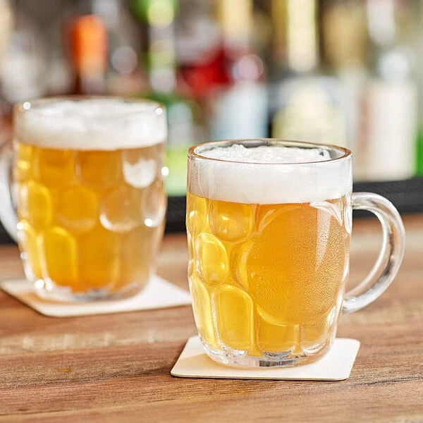 Acopa 19.25 Oz. Dimple Beer Mug - 12/Case