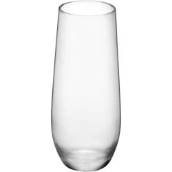 American Metalcraft Parker Collection 9 Oz. Tritan Plastic Stemless Flute Glass - 12/Case