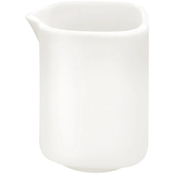 RAK Porcelain Ska 0.7 Oz. Ivory Porcelain Creamer - 6/Case