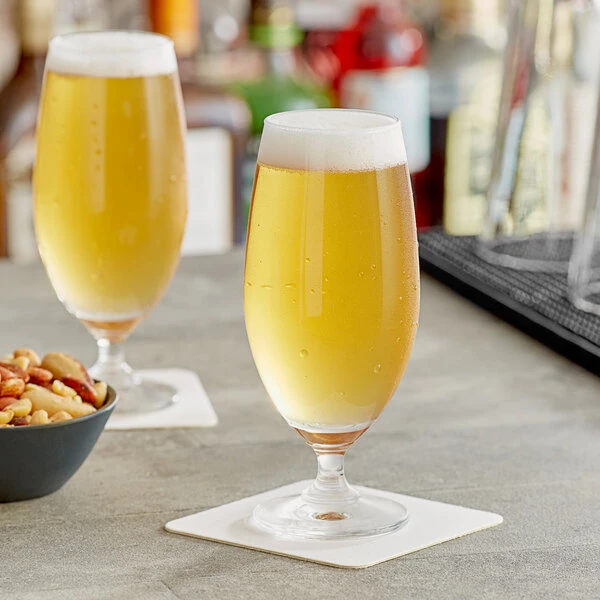 Acopa 10 Oz. Stemmed Pilsner Glass - 12/Case