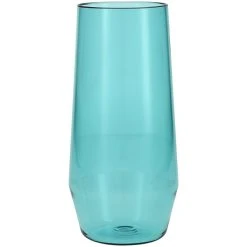 Fortessa Tableware Solutions Fortessa Sole 18 Oz. Aqua Sky Tritan Plastic Beverage Glass - 12/Case